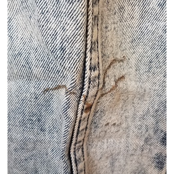 Vtg 1980s 90s Blue Zone Men's  Acid Wash‎ Pants Cargo 650 Tapered Leg - Picture 8 of 9